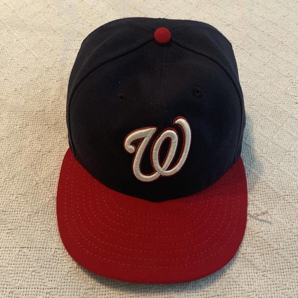 Washington Nationals MLB Authentic New Era 59FIFTY Fitted CapHat 7 1/4 - Picture 1 of 10